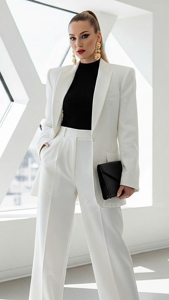 Classic Designer 2-piece suit for. women -Party wear , Mordern and Office wear.