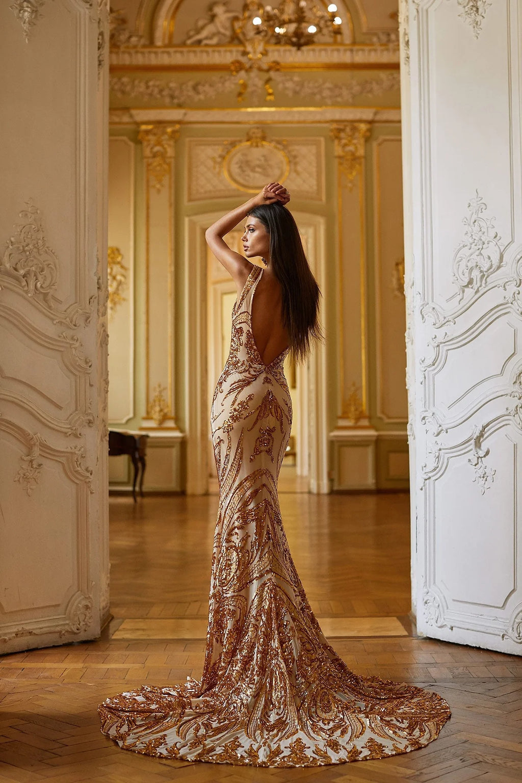 L &M LUXE LABEL - MAURITA-GOLD